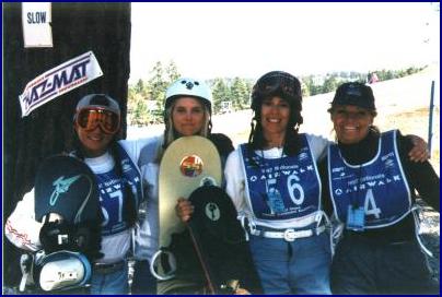 Valerie Stewart and fellow competitors.